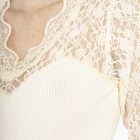 Pull dentelle de lune 4 Pull femme dentelle léger blanc ou ivoire – Dentelle de Lune