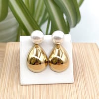 boucle-d-oreille-en-acier-inoxydable boucles d'oreilles perle en acier inoxydable