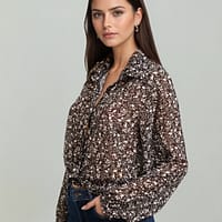 chemise-fluide-en-mousseline-a-imprime-fleuri_noir Blouse légère imprimé fleuri noir Taille unique