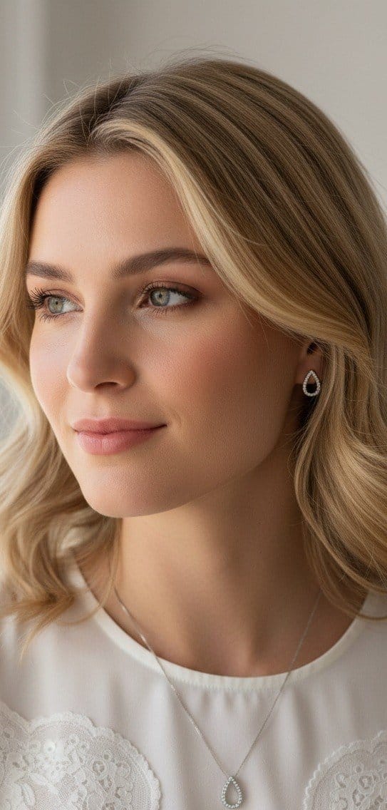 boucles d'oreilles goutte et strass en acier inoxydable boucles d'oreilles goutte et strass en acier inoxydable