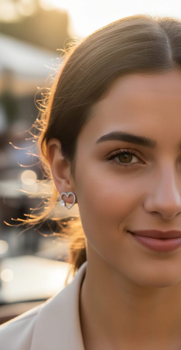 boucles d'oreilles cœur et strass acier inoxydable boucles d'oreilles cœur et strass acier inoxydable