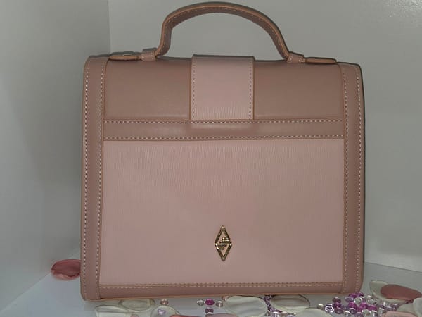 sac chic poudré dos Sac à main rose poudré femme avec bandoulière