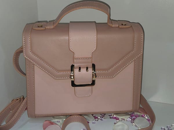 sac chic poudré face Sac à main rose poudré femme avec bandoulière